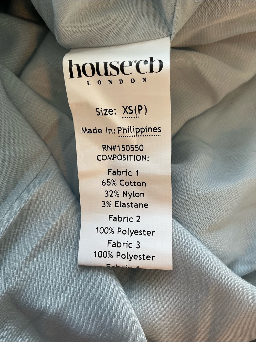 HOUSE of CB Jamie Cotton Broderie Anglais Midi Sundress | Soft Blue | Size XS - Picture 13 of 14